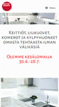Mobile Screenshot of keittiovalinta.fi